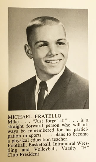 Michael Fratello Yearbook photo